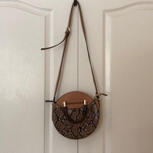 Topshop Snakeprint Handbag